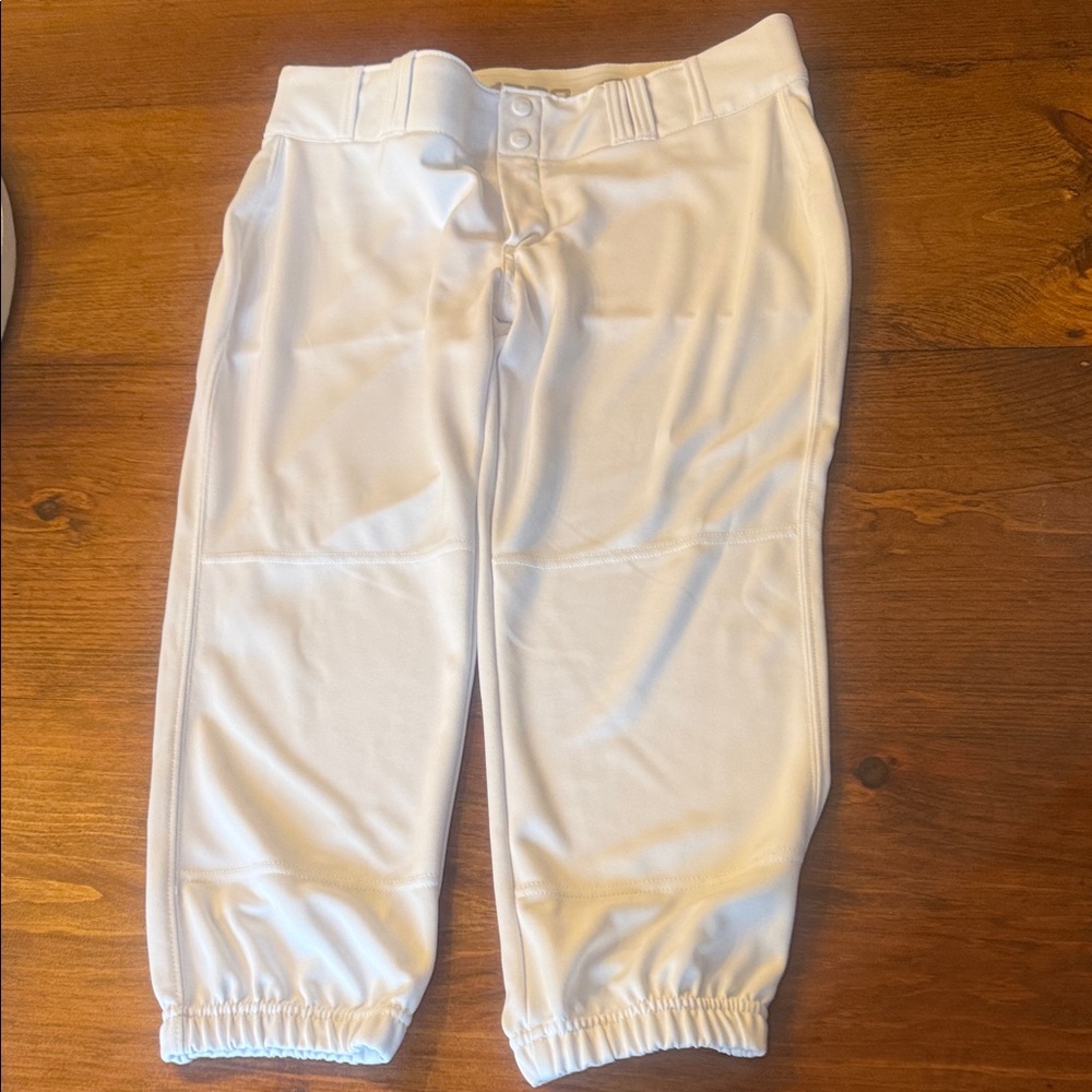 Women’s White Athletic Bottoms softball 🥎 pants - Picture 3 of 5